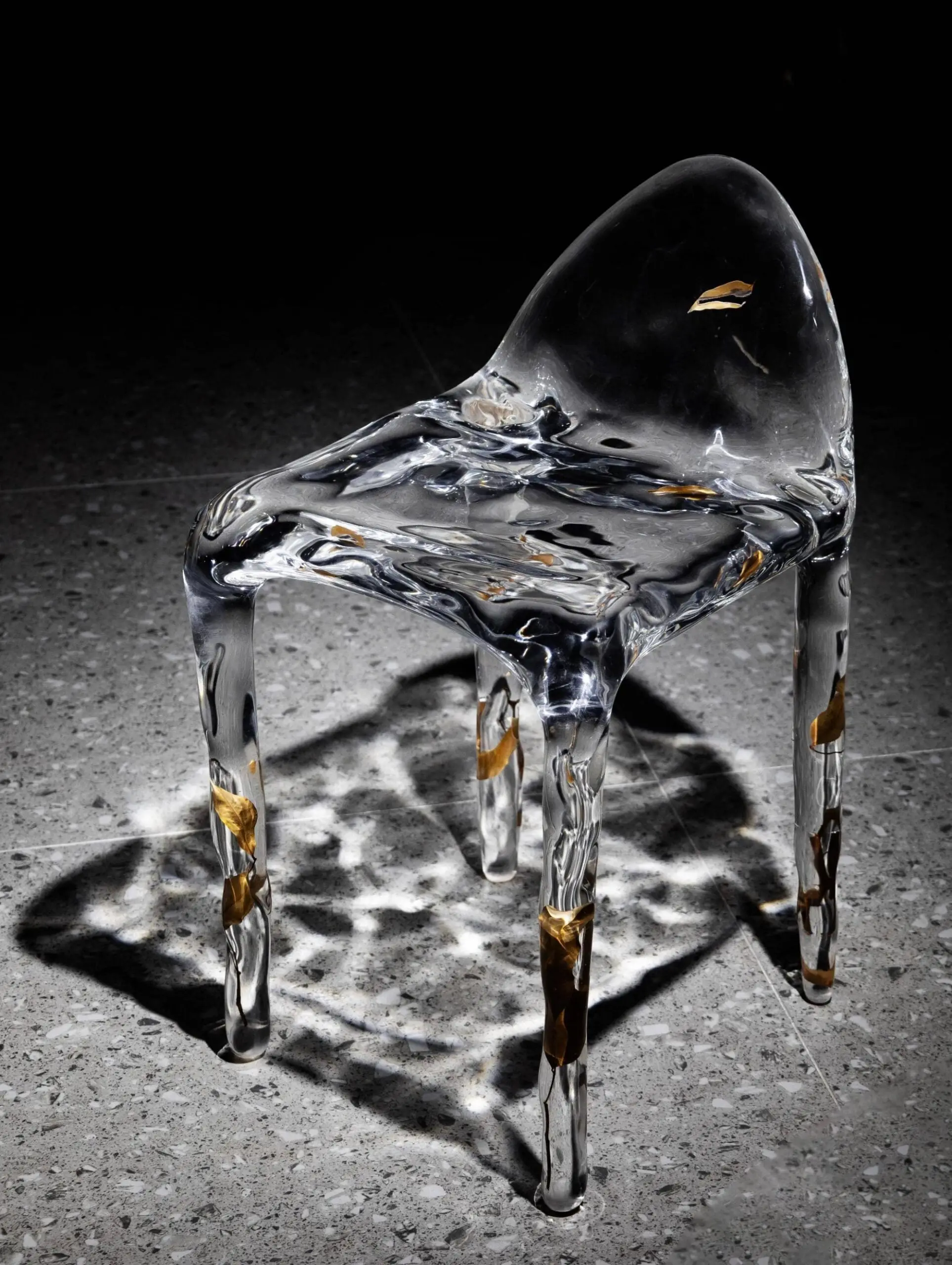 material comparison crystal chair